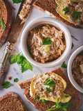 Coarse Peppery Smoked Mackerel Pâté
