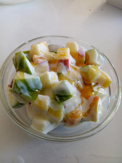 A picture of Apple salad.