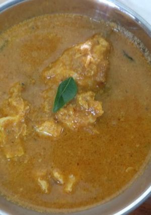 A picture of EGG CURRY / UDAICHU OOTHINA MUTTAI KULAMBU.