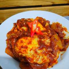 A picture of Telur Ceplok Balado.