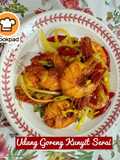 👩‍🍳Udang Goreng Kunyit Serai