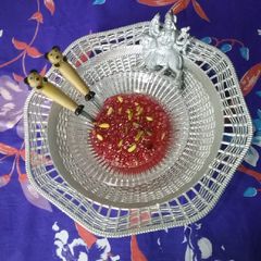 A picture of Sabudana halwa.