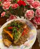 Miến xào chay thập cẩm