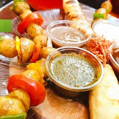 A picture of Potato Satay.