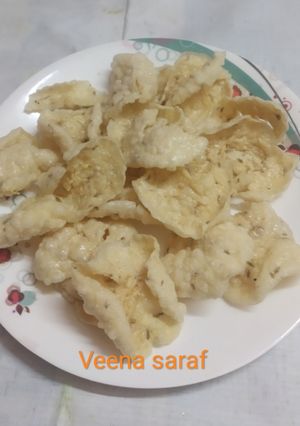 कंद और साबूदाना के पापड़ (kand aur sabudane ke papad recipe in Hindi) रेसिपी मुख्य फोटो