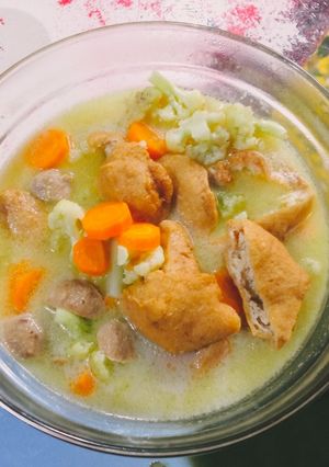 Foto resep 40.1. Kembang kol kuah santan