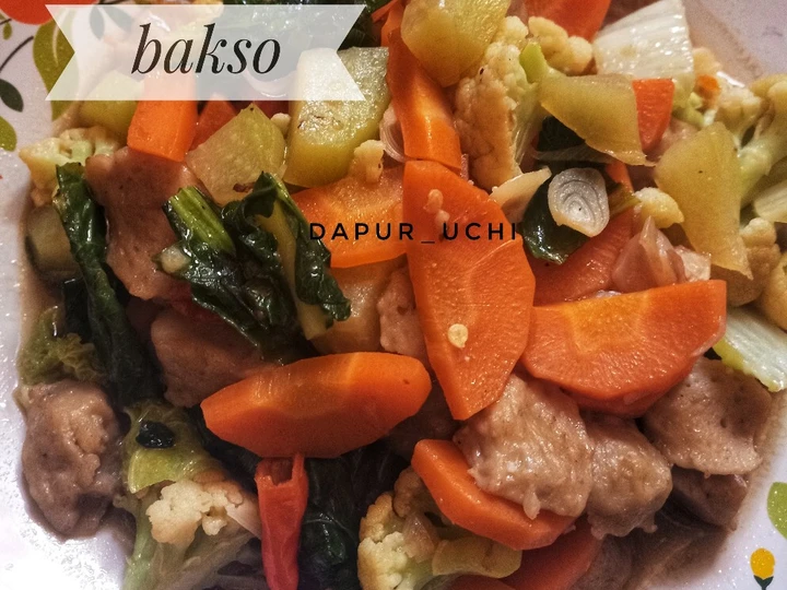 Langkah Mudah untuk Menyiapkan Resep Capcay bakso yang Enak Banget Anti Ribet, Uenak Banget