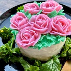 A picture of Valentines Flowers Sandwich.