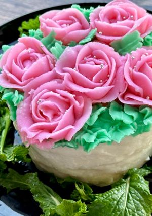 A picture of Valentines Flowers Sandwich.