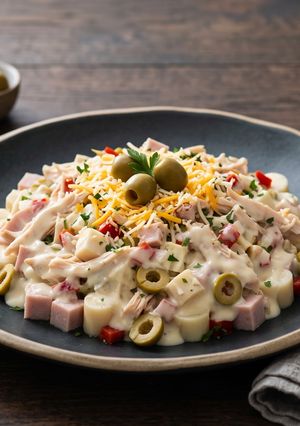 A picture of 🥗 Fit Cuban Cold Salad (Low-Carb & High Protein).