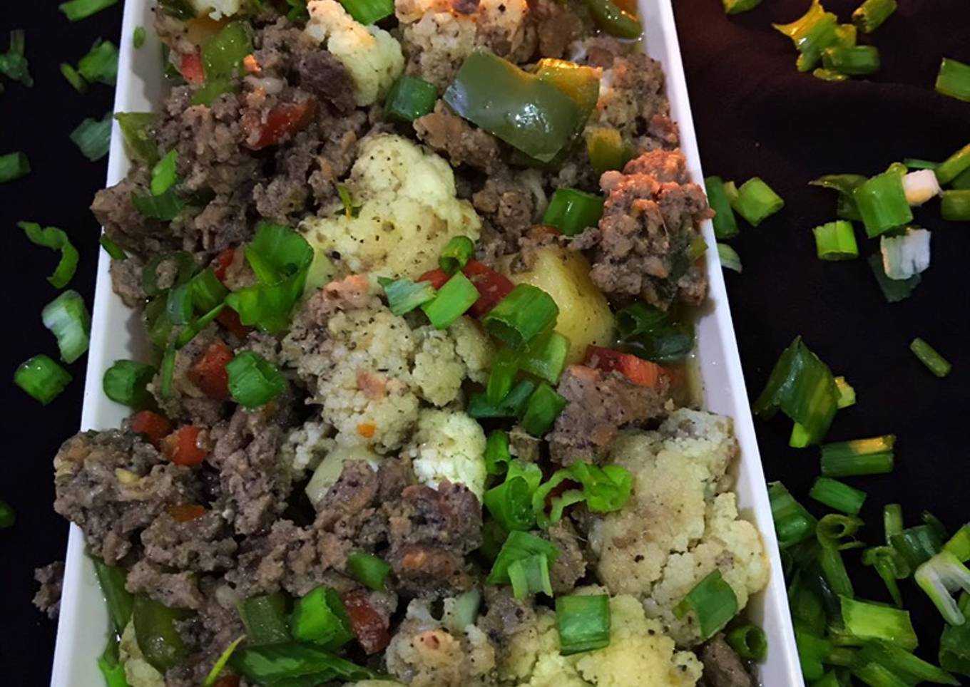 Chinese style Qeema veggies