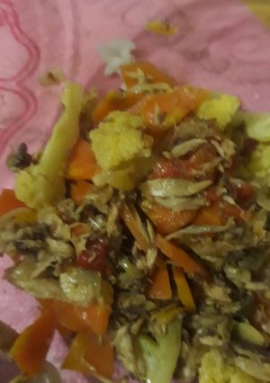 Foto resep Tumis Pindang Kembang Kol Wortel