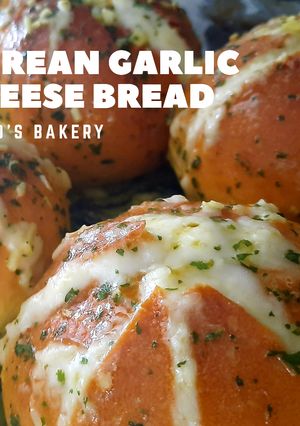 Foto resep Korean Garlic Cheese Bread