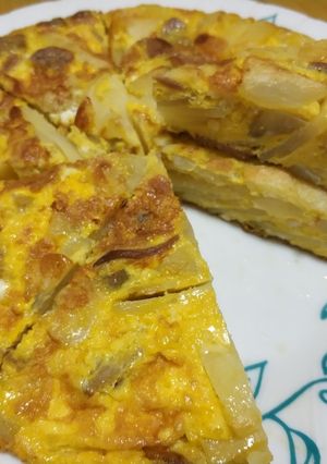 Foto resep Spanish Omelette/ Telur dadar spanyol