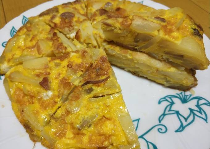 Spanish Omelette/ Telur dadar spanyol