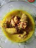 Ayam masak kuning (lodho simpel)