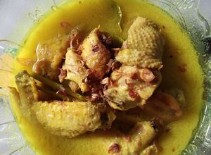 Foto resep Ayam masak kuning (lodho simpel)