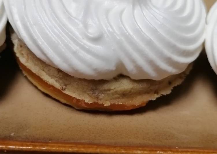 Diós- lekváros habos linzer