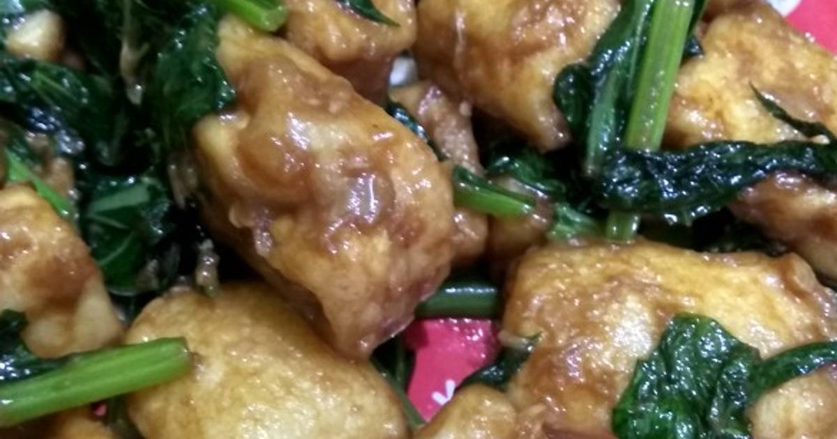 Resep Tahu Sawi Saus Teriyaki Minyak Wijen Oleh Agustina Ika Mecca