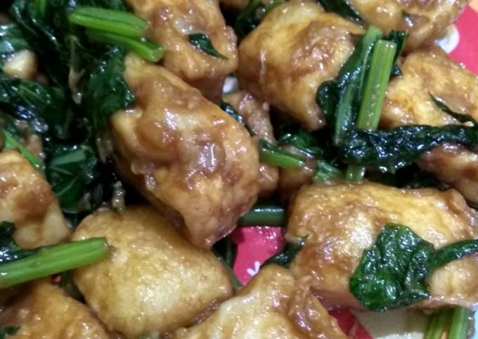 Resep Tahu Sawi Saus Teriyaki Minyak Wijen Oleh Agustina Ika Mecca