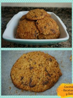 Una foto de Galletas de avena, naranja y chocolate