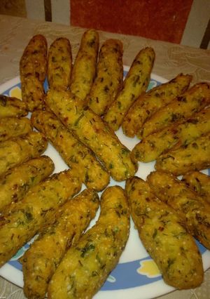 صورة لوصفة كفتة البطاطس مع الكوسا