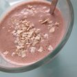 Batido de chocolate, avena, semillas de cáñamo y Agua de Mar