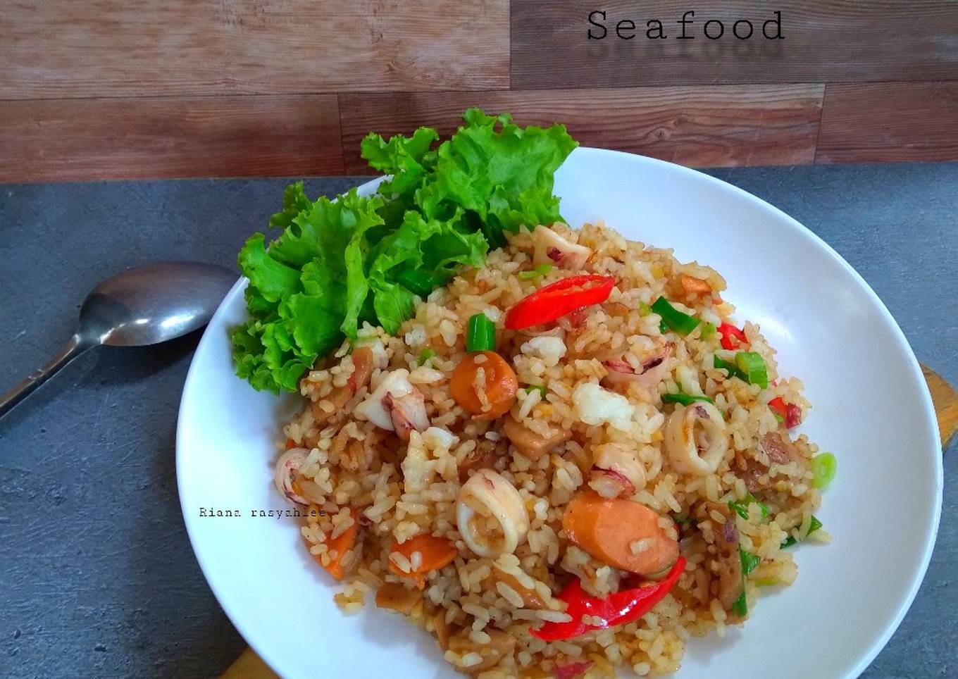 #Nasi goreng seafood