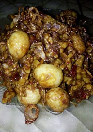 Foto resep Kering tempe telur puyuh