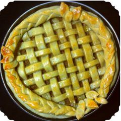 A picture of Pork/beef pie(tourtierre) #Christmasbaking.