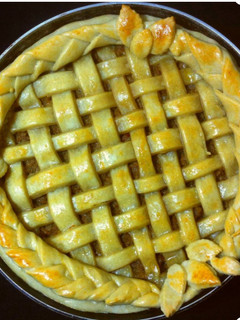 A picture of Pork/beef pie(tourtierre) #Christmasbaking.