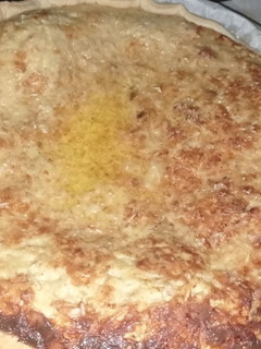 A picture of Tarte à l'échalote et au bacon.