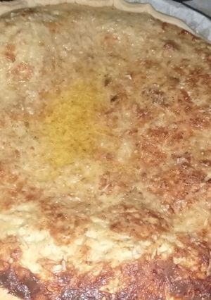 Une photo de Tarte à l'échalote et au bacon