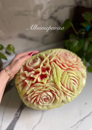 عکسی از دستور حکاکی هندوانه