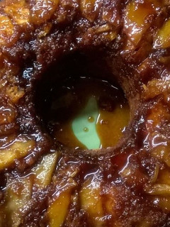 Una foto de Torta invertida de manzana