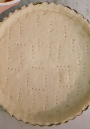 Una foto de Masa de tarta dulce sin manteca