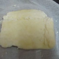 A picture of Homemade Paneer (Cottage cheese).