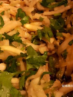 涼拌大頭菜 的食譜成品照片