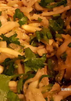 涼拌大頭菜 的食譜成品照片