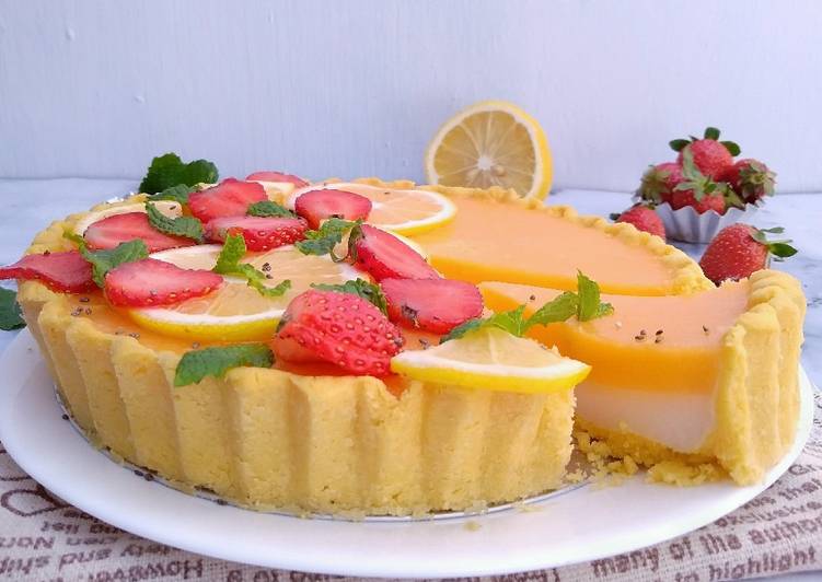 Recipe: Perfect Orange Pie/Orange Pudding Ice Pie