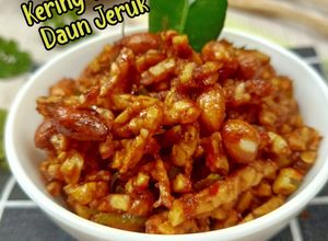 Foto resep 935. Kering Tempe Daun Jeruk, Kriuk Pedas-Manis