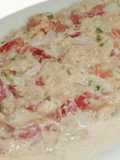 Tuna Salad with Mayonnaise and Cream