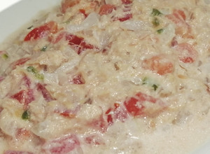 Una foto de Ensalada de atún con mayonesa y crema