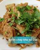 Sườn chay kho sả