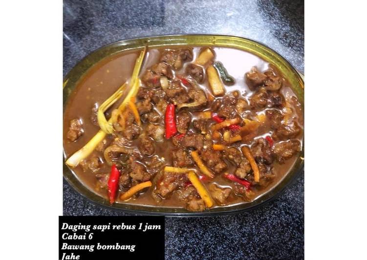 Resep Oseng mercon daging sapi simple, Sempurna