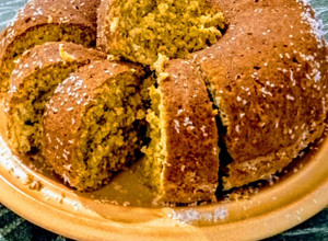 Una foto de Budín de zanahoria con harina de avena