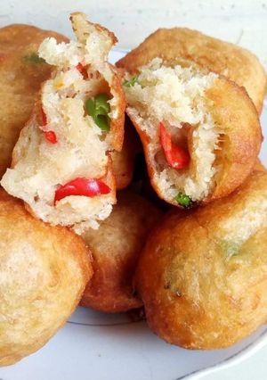 A picture of Peppered puff puff.