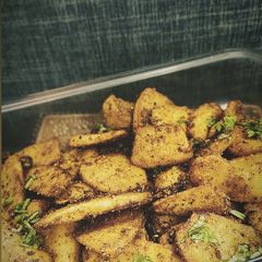 A picture of क्रिस्पी बेसन वाली अरबी.