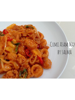 Foto resep Cumi Asam Manis