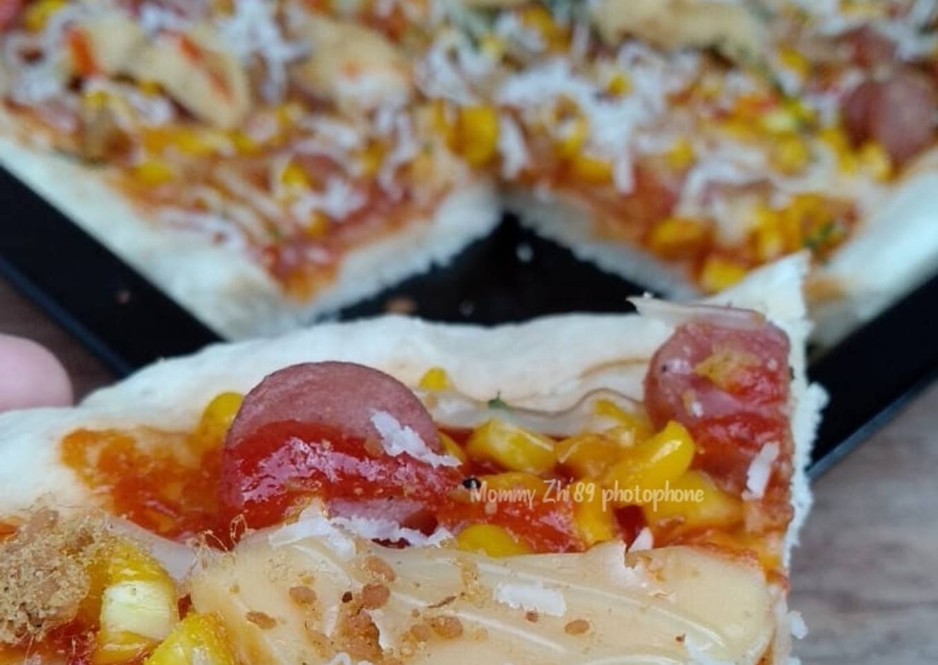 Pizza ulen 3 Menit,awet empuknya